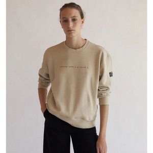 **SOLD**Eco Alf Belonia: Because There is No Planet B sweatshirt